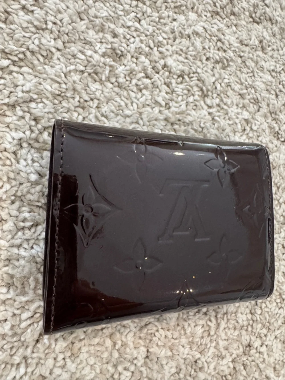 Louis Vuitton Vernis Amarante Card Holder